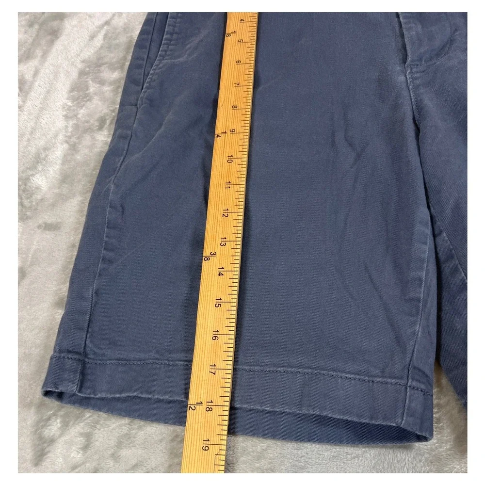 J.Crew Mens Chino Shorts 34 Blue 9